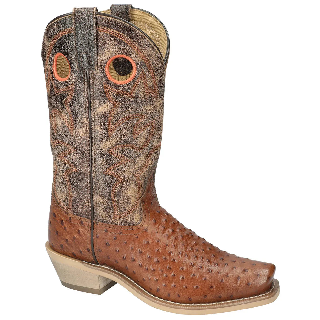 Smoky Mountain Sante Fe Ostrich Print- Square Toe Western Boot