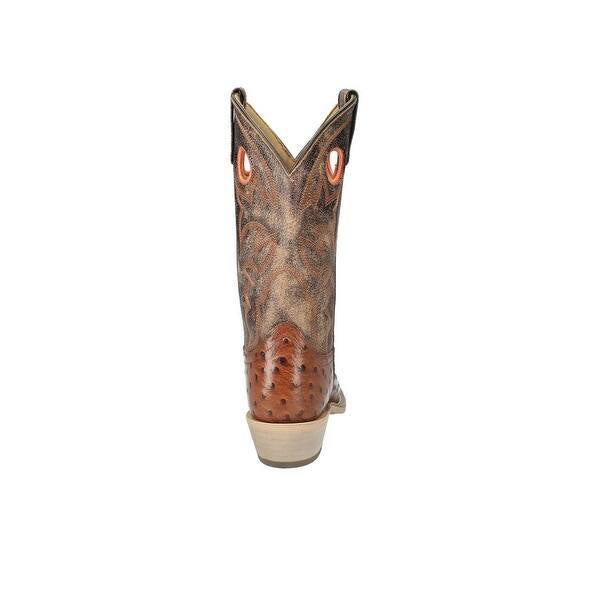 Smoky Mountain Sante Fe Ostrich Print- Square Toe Western Boot