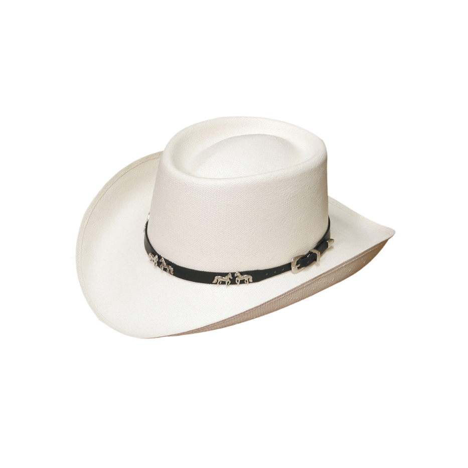 Bullhide Paso Horse 100X Straw Shantung Panama Hat