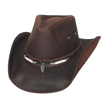 Bullhide Briscoe Leather Cowboy Hat