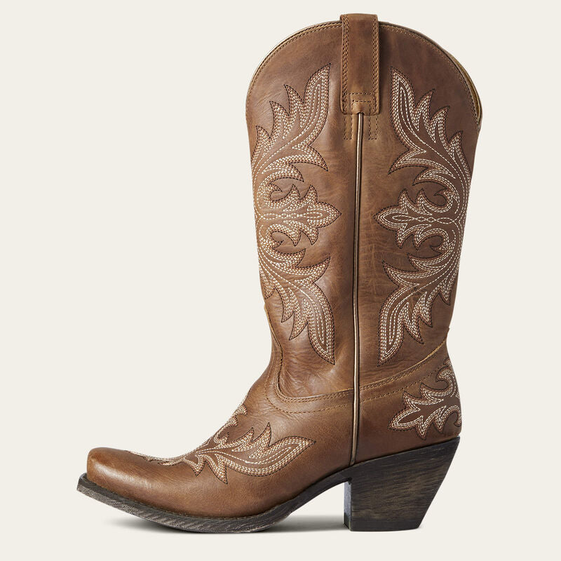 Ariat Women’s Circuit Rosewood Western Boot – Square Toe, Natural Tan