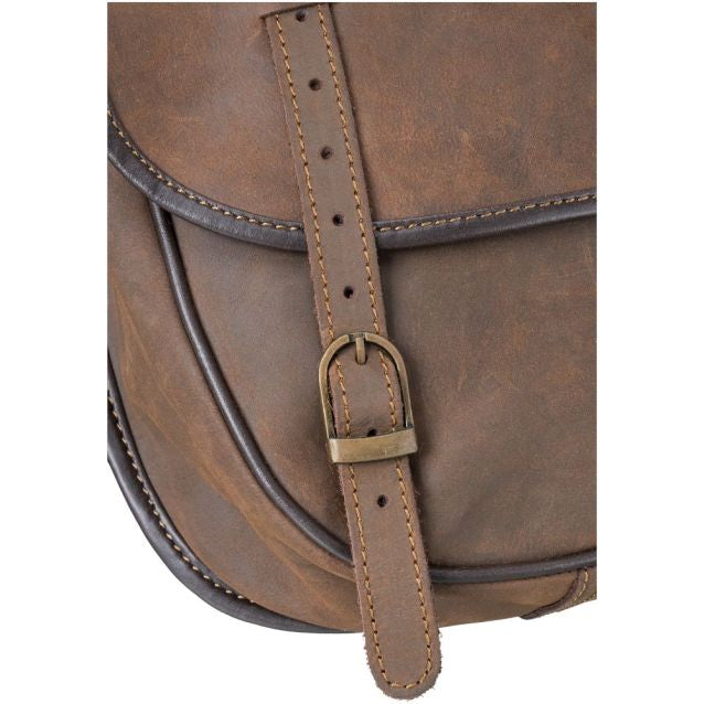 Tough‑1 Soft Leather Saddle Bag