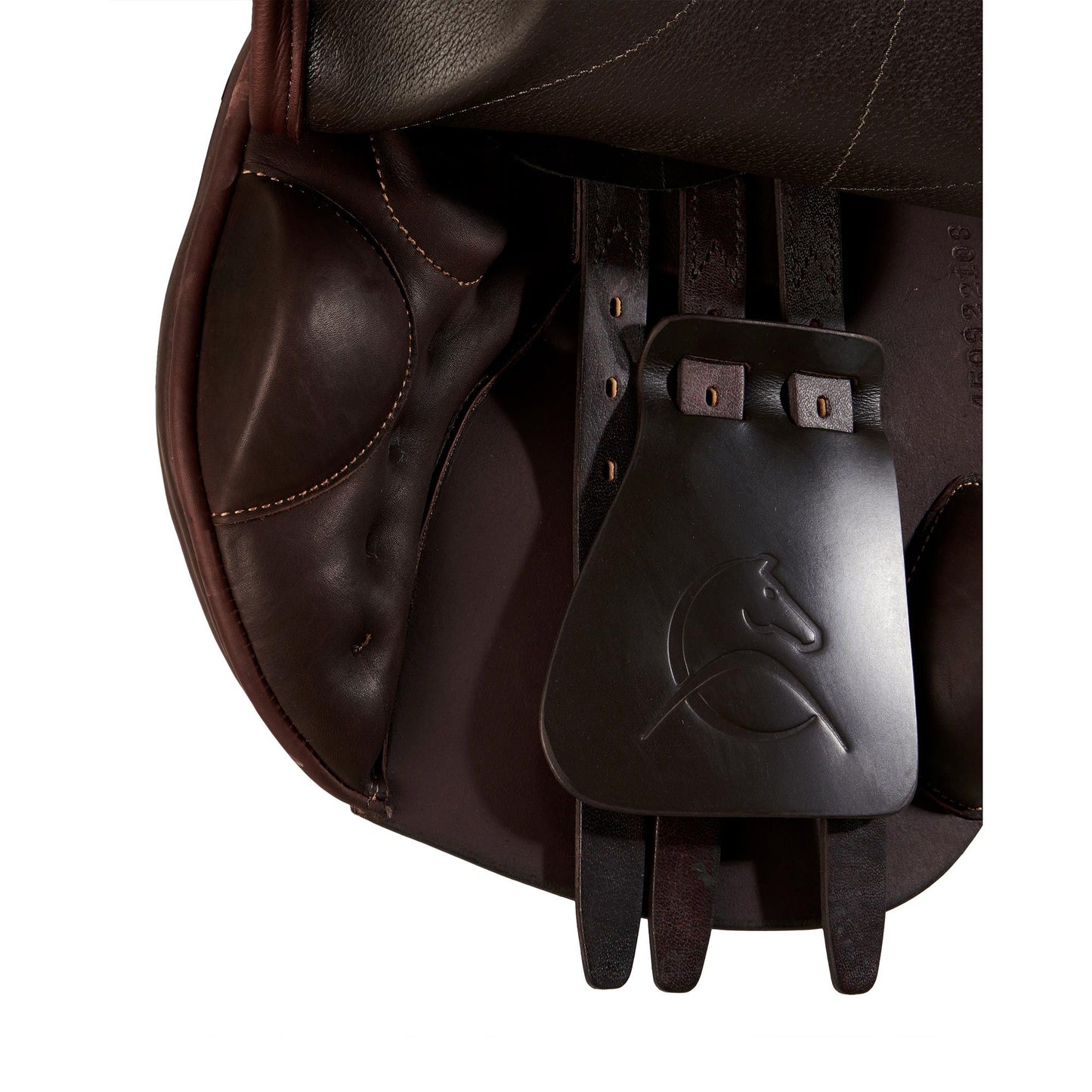 ACAVALLO GUTTUSO JUMPING SADDLE WITH FLOCKED PANELS