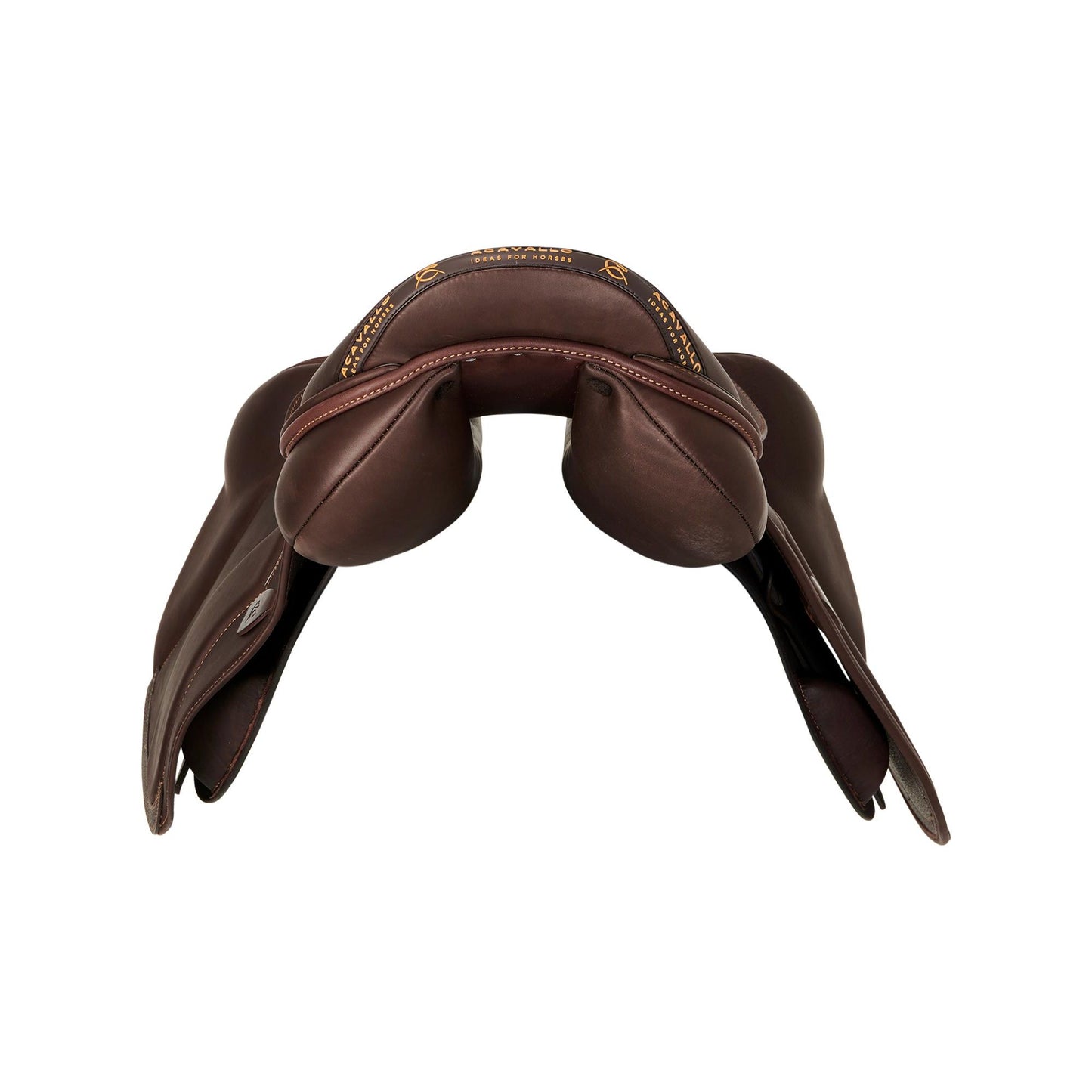 ACAVALLO GUTTUSO JUMPING SADDLE WITH FLOCKED PANELS