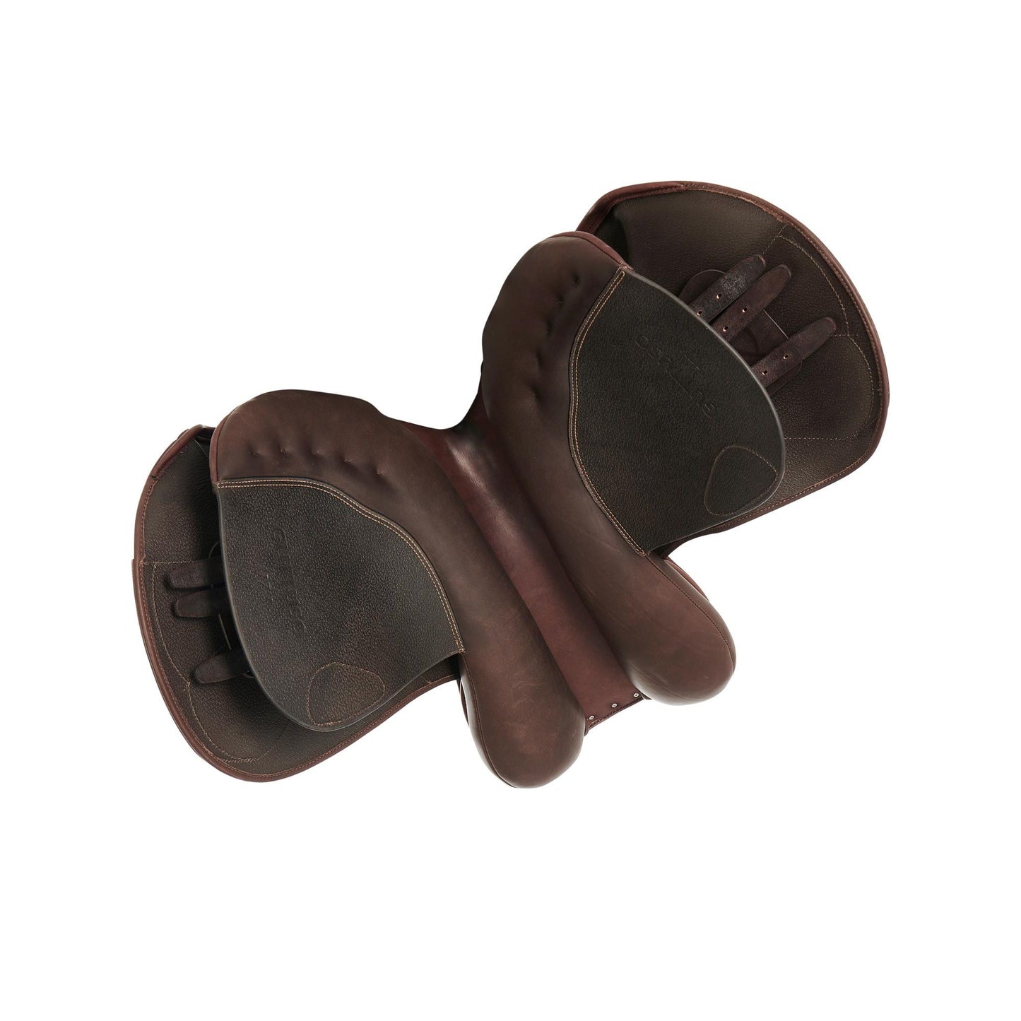 ACAVALLO GUTTUSO JUMPING SADDLE WITH FLOCKED PANELS