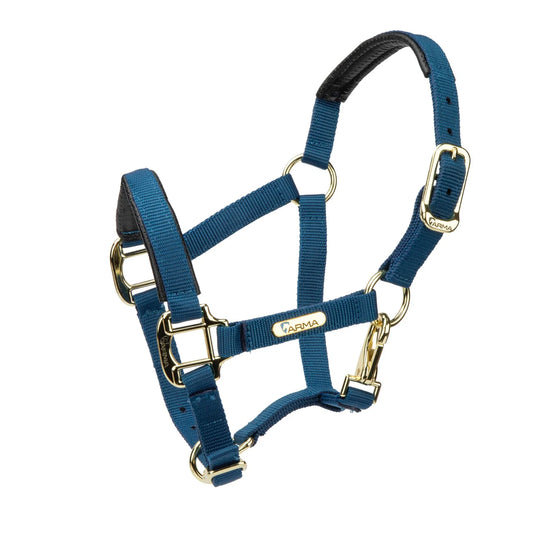 ARMA Topaz Nylon Headcollar – Durable Adjustable Halter with Soft Padding