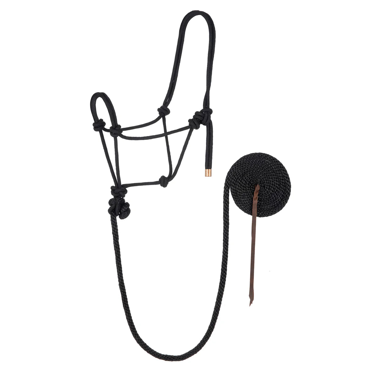 Weaver Leather Diamond Braid Rope Halter with Removable Lead