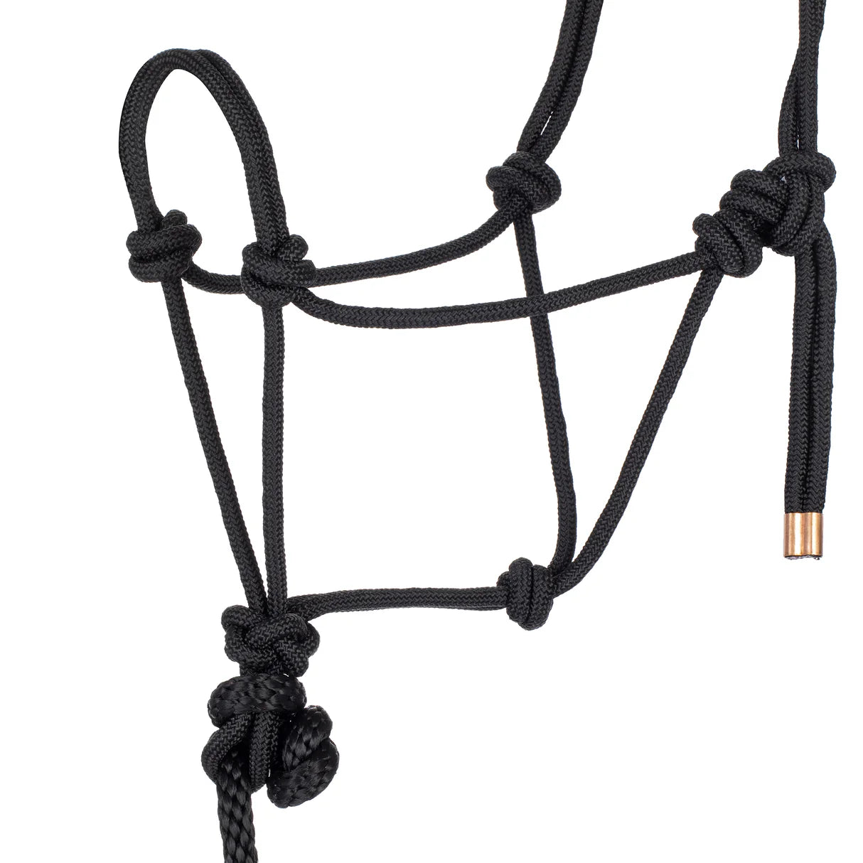 Weaver Leather Diamond Braid Rope Halter with Removable Lead