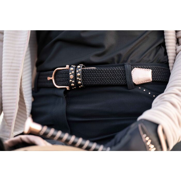 HKM Elastic Belt Rosegold Glamour Style