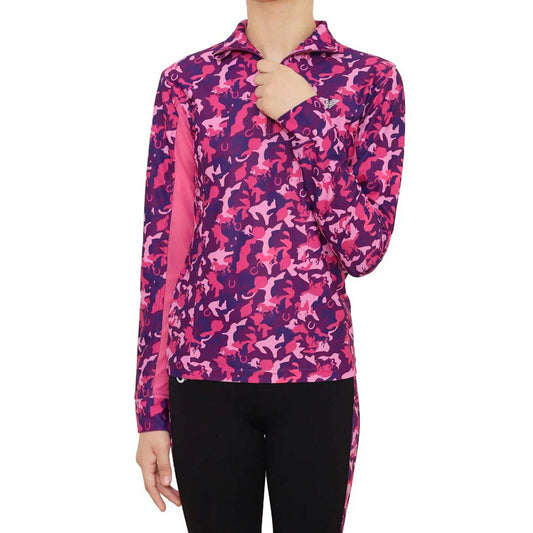 TuffRider Children’s Camo Print Sport Shirt – Long Sleeve