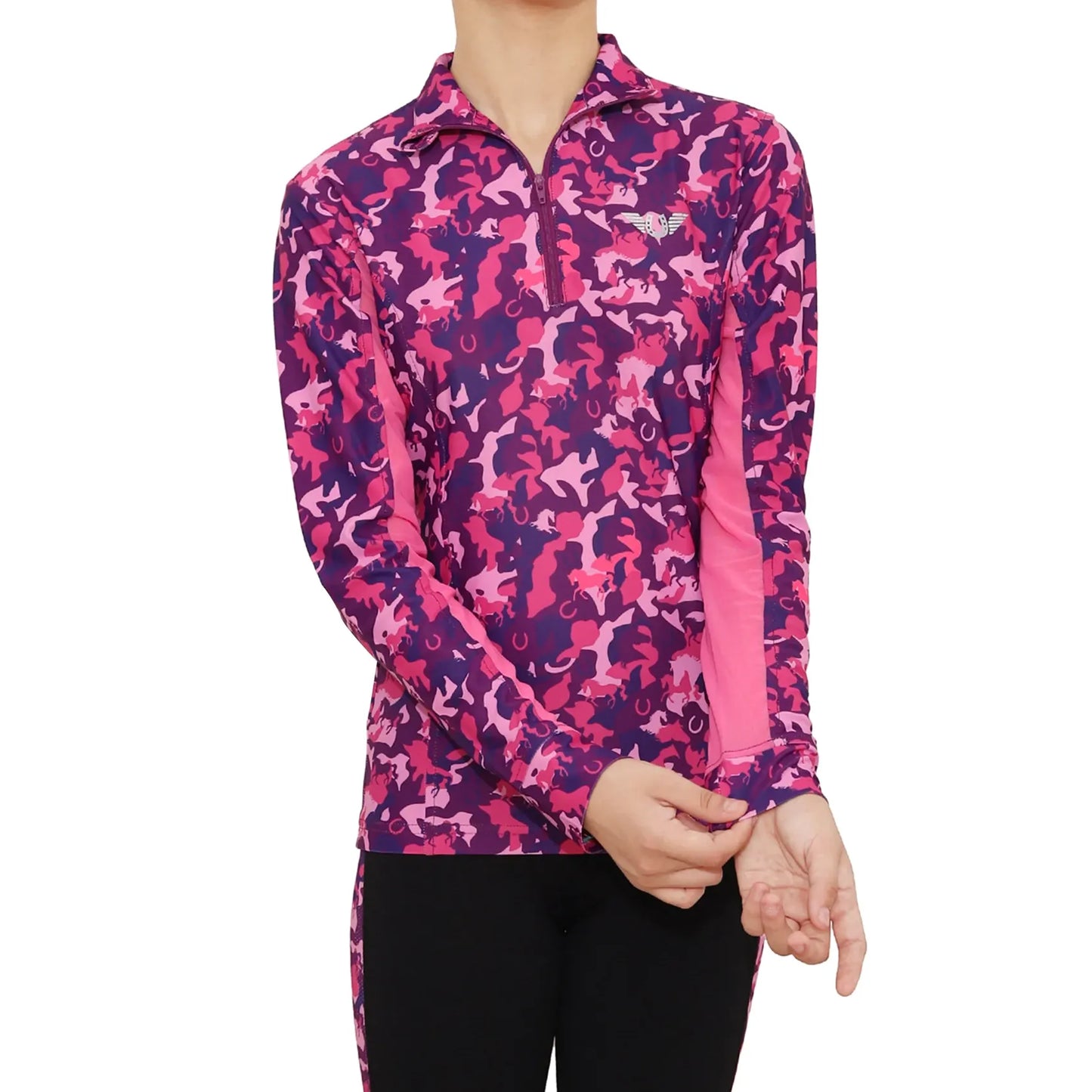 TuffRider Children’s Camo Print Sport Shirt – Long Sleeve