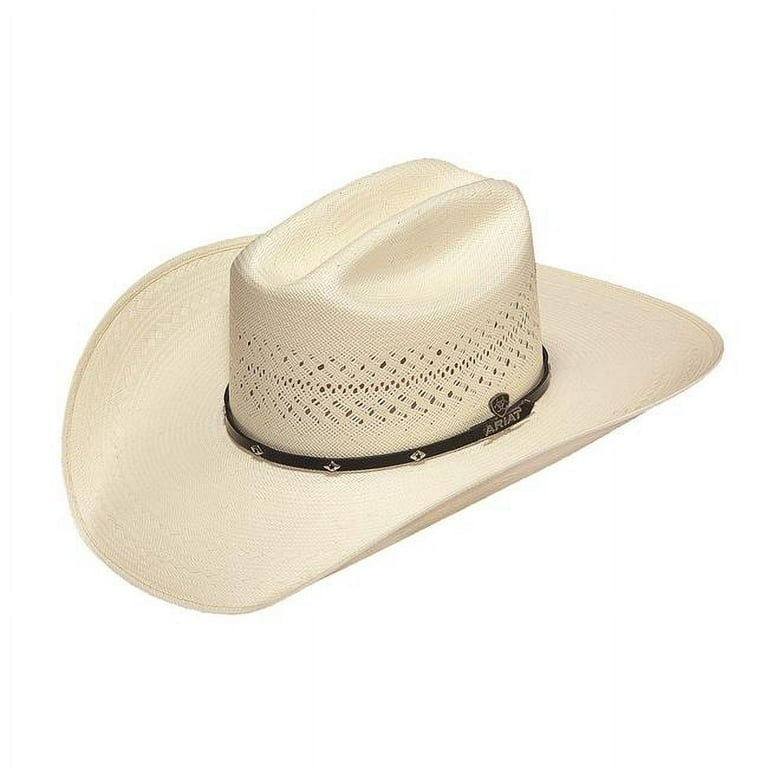 Ariat 20X Ivory Double S Straw Hat