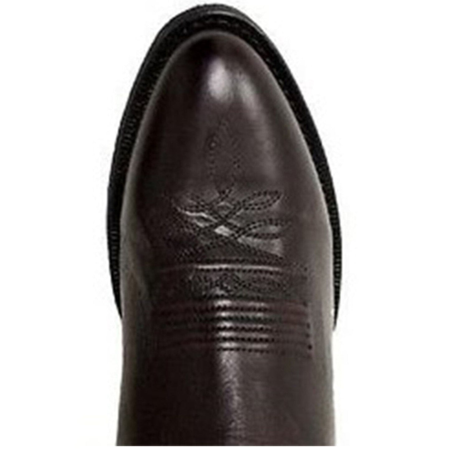 Laredo Men’s Embroidered Round Toe Western Boots – Black Cherry