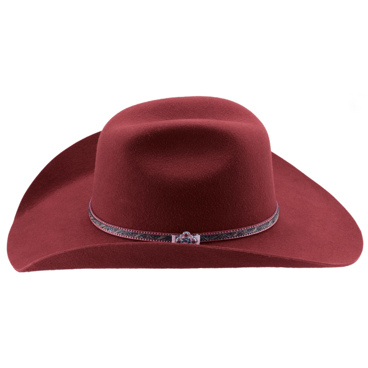 Rodeo Round Up 4X Premium Wool Cowboy Hat – Carmine | Unisex Western Hat