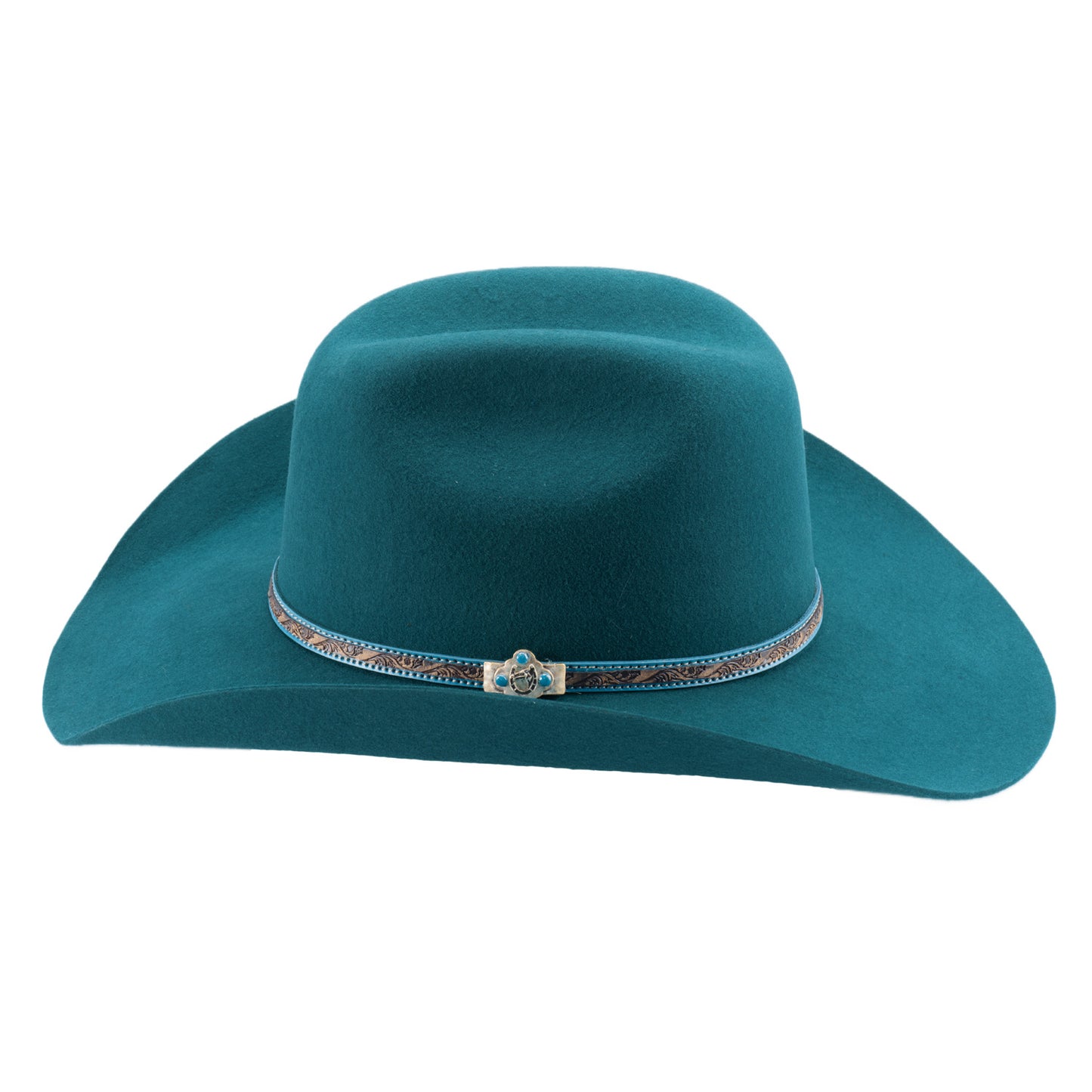 Life With You 4X Premium Wool Cowboy Hat – Turquoise | Rodeo Round Up Felt Collection