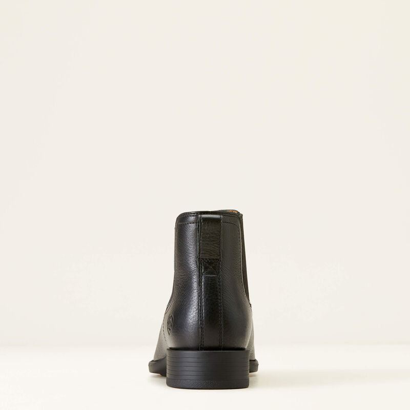 Ariat Men’s Booker Ultra Square Toe Western Boot – Black Deertan