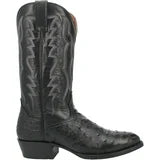 Dan Post Men’s 2321 Black Ostrich Western Boot