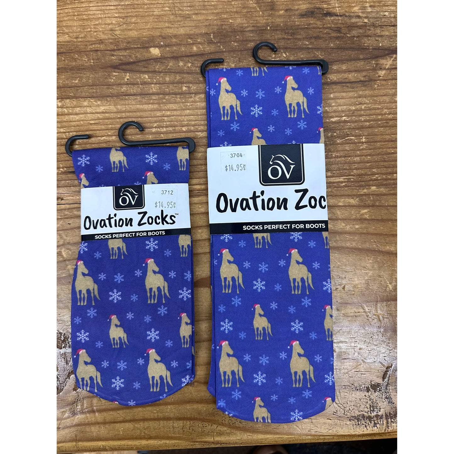 Ovation Zocks™ – Christmas Horse Knee-High Riding Socks