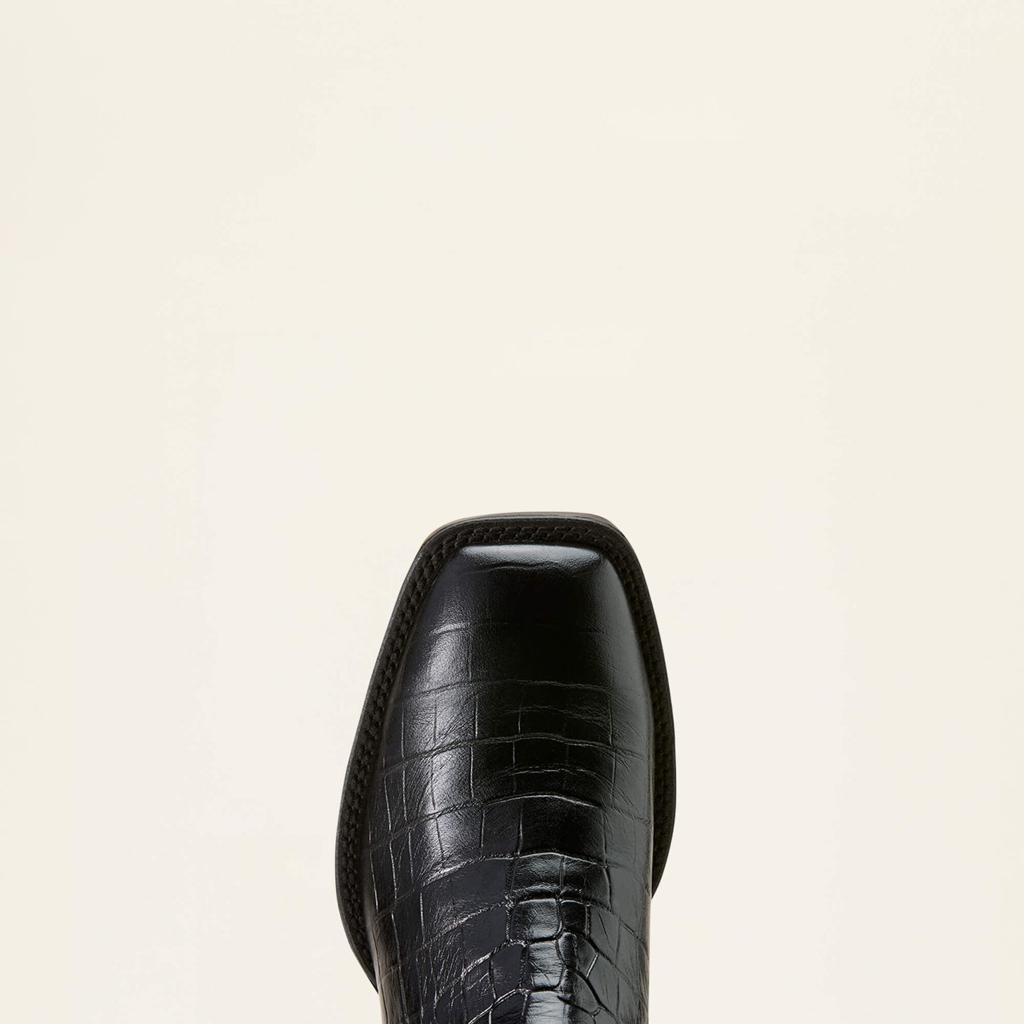 Bota vaquera Booker Ultra de punta cuadrada de Ariat para hombre, color negro Deertan