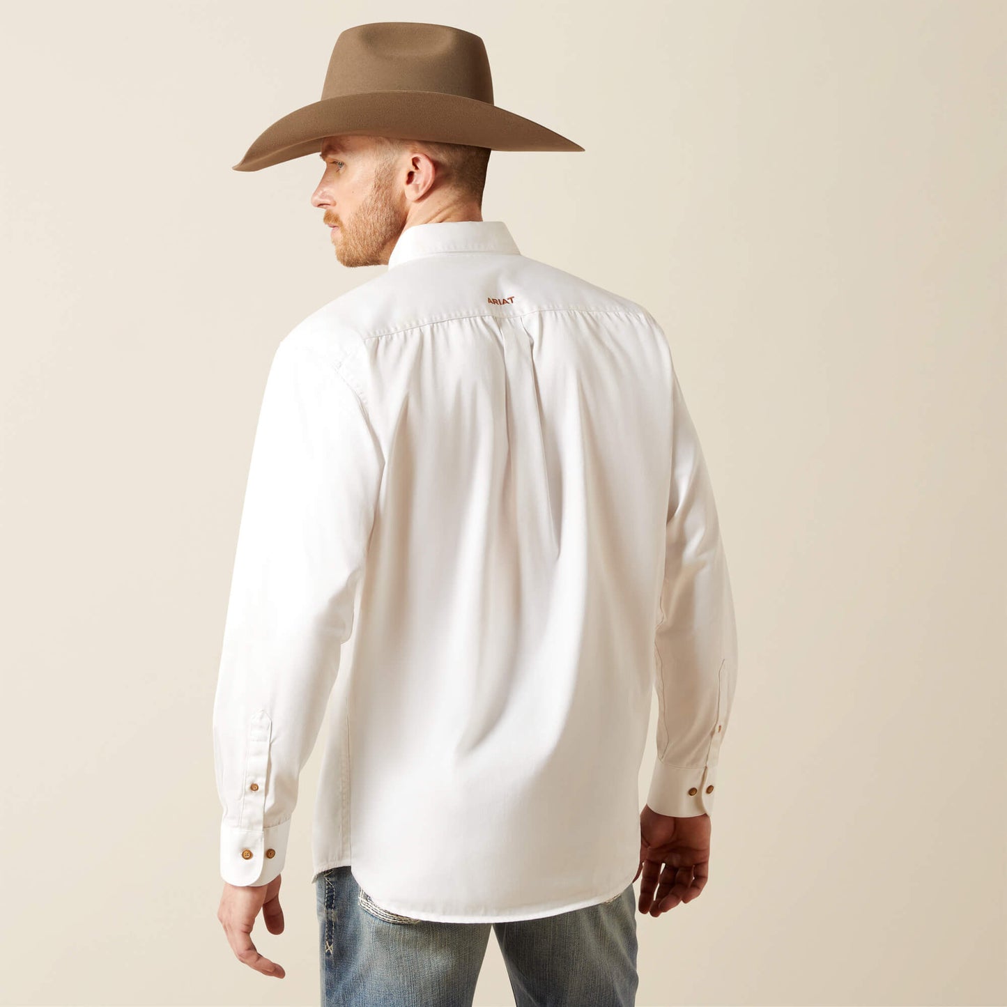 Camisa clásica de sarga lisa de Ariat para hombre