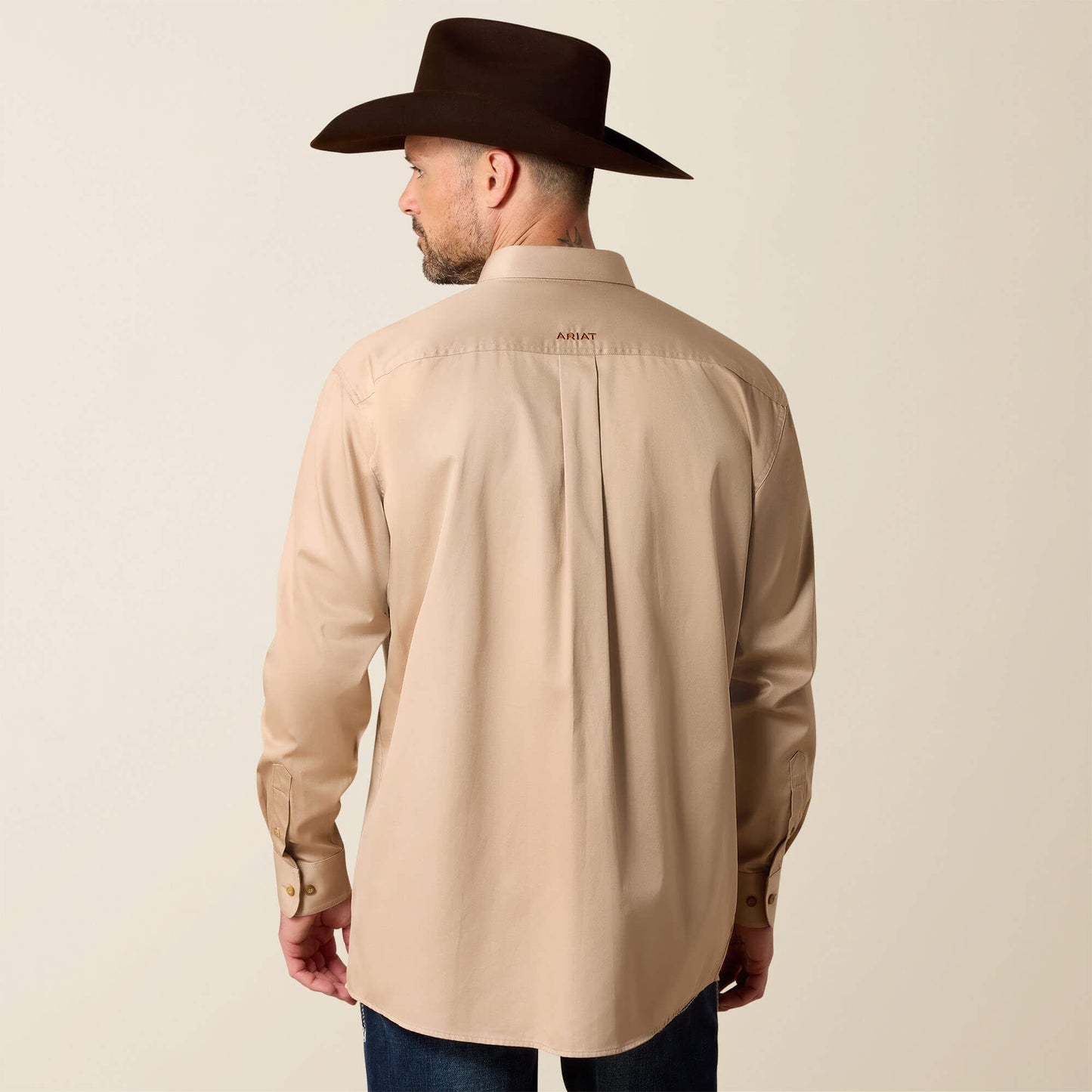 Camisa clásica de sarga lisa de Ariat para hombre
