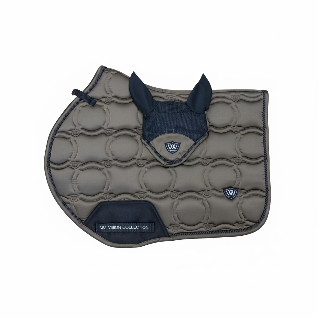 Woof Wear Vision Collection Set: Close Contact Saddle Pad & Fly Veil