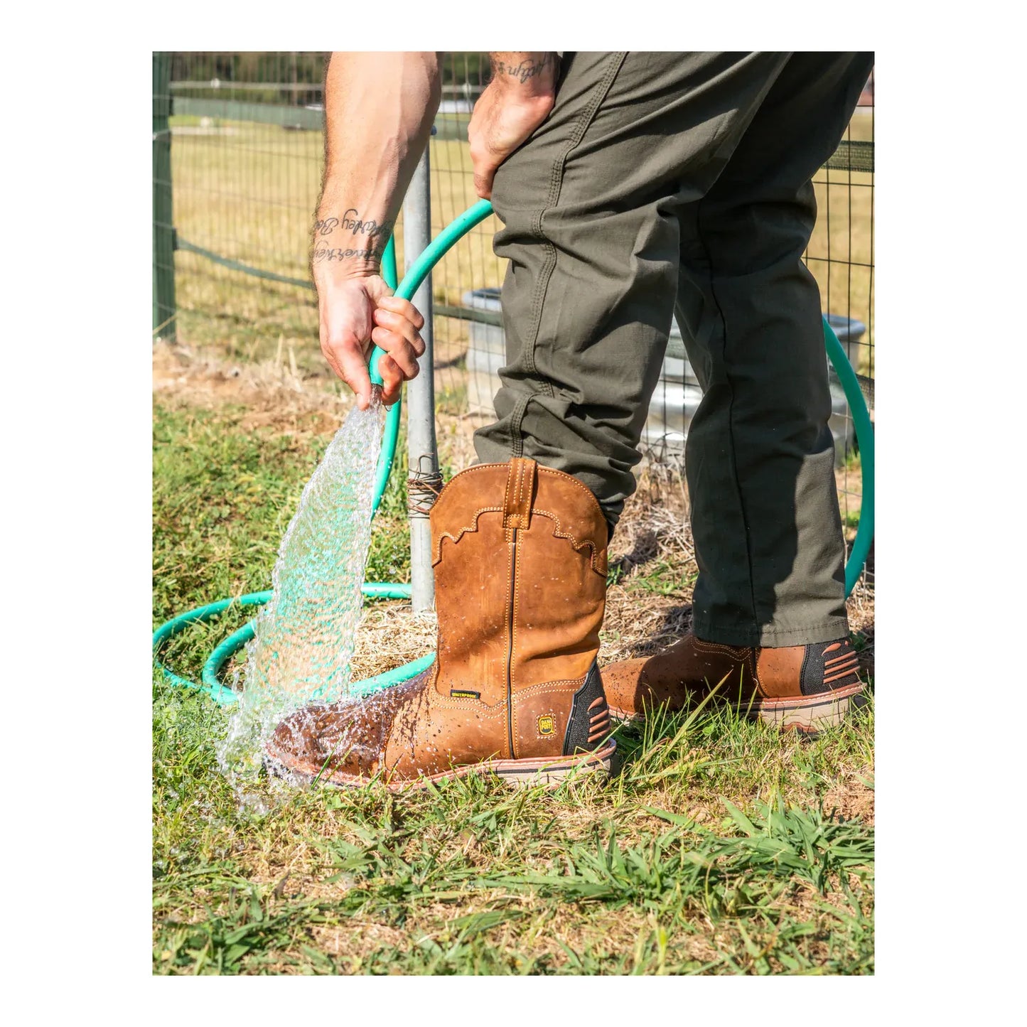 Bota vaquera Ariat Quantum Pro para hombre - Avestruz