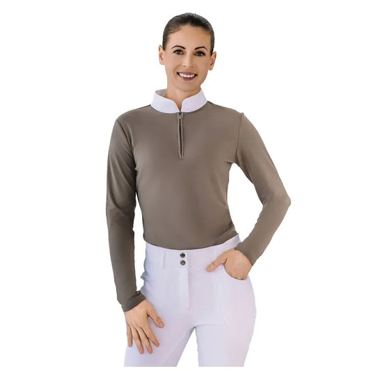 Catago Women's Vinica Long Sleeve Half Zip Riding Top – Falcon