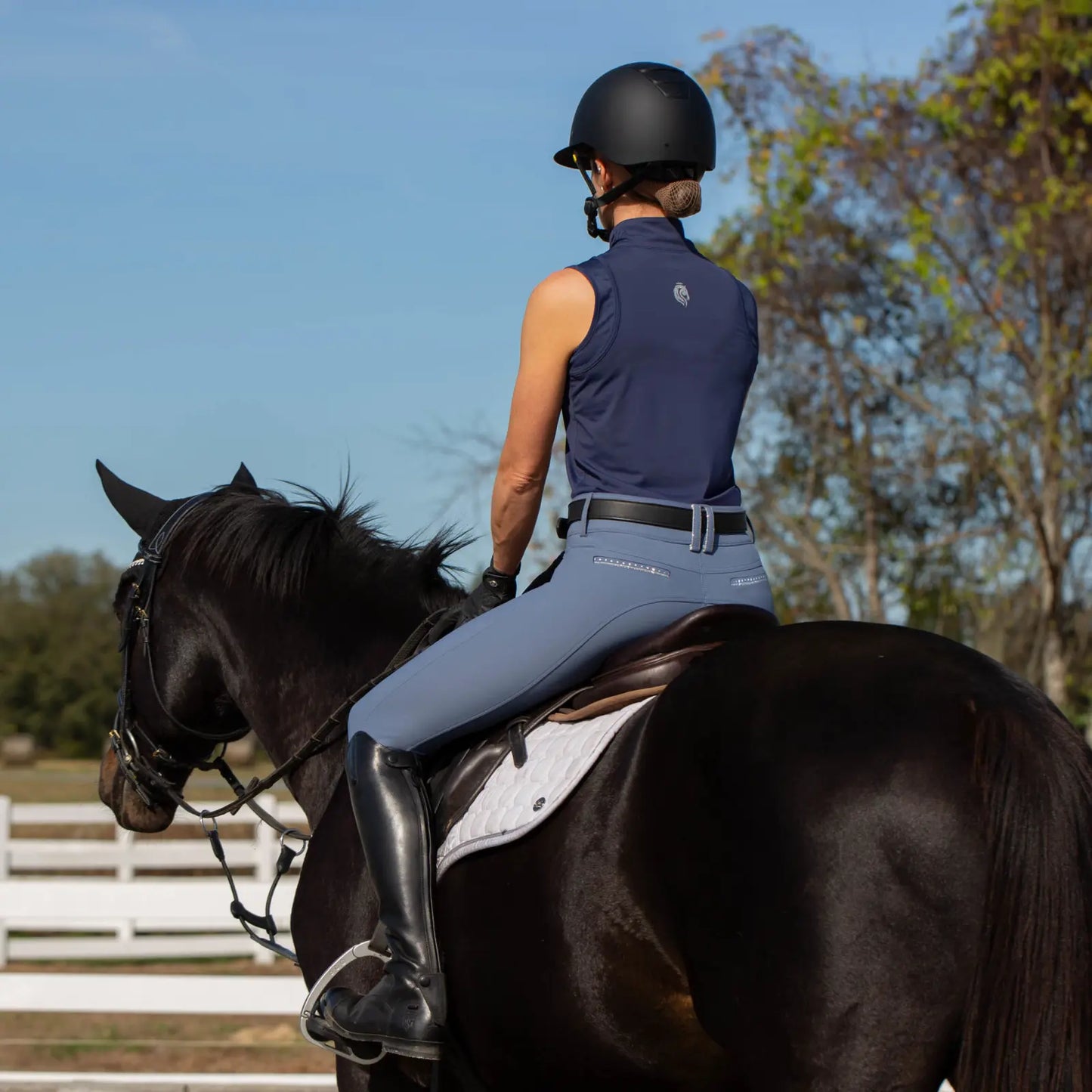 Pantalones de Equitación Victoria de Silicona Equinavia para Mujer 