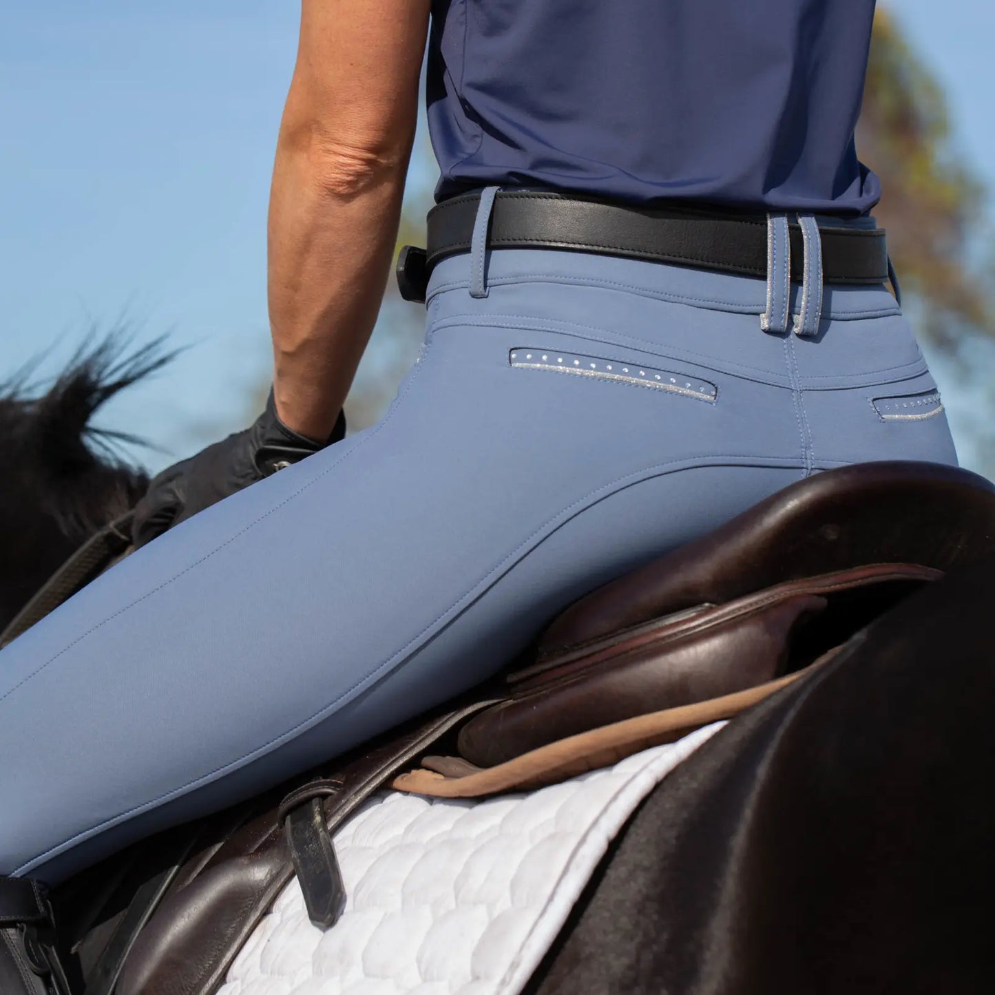 Pantalones de Equitación Victoria de Silicona Equinavia para Mujer 
