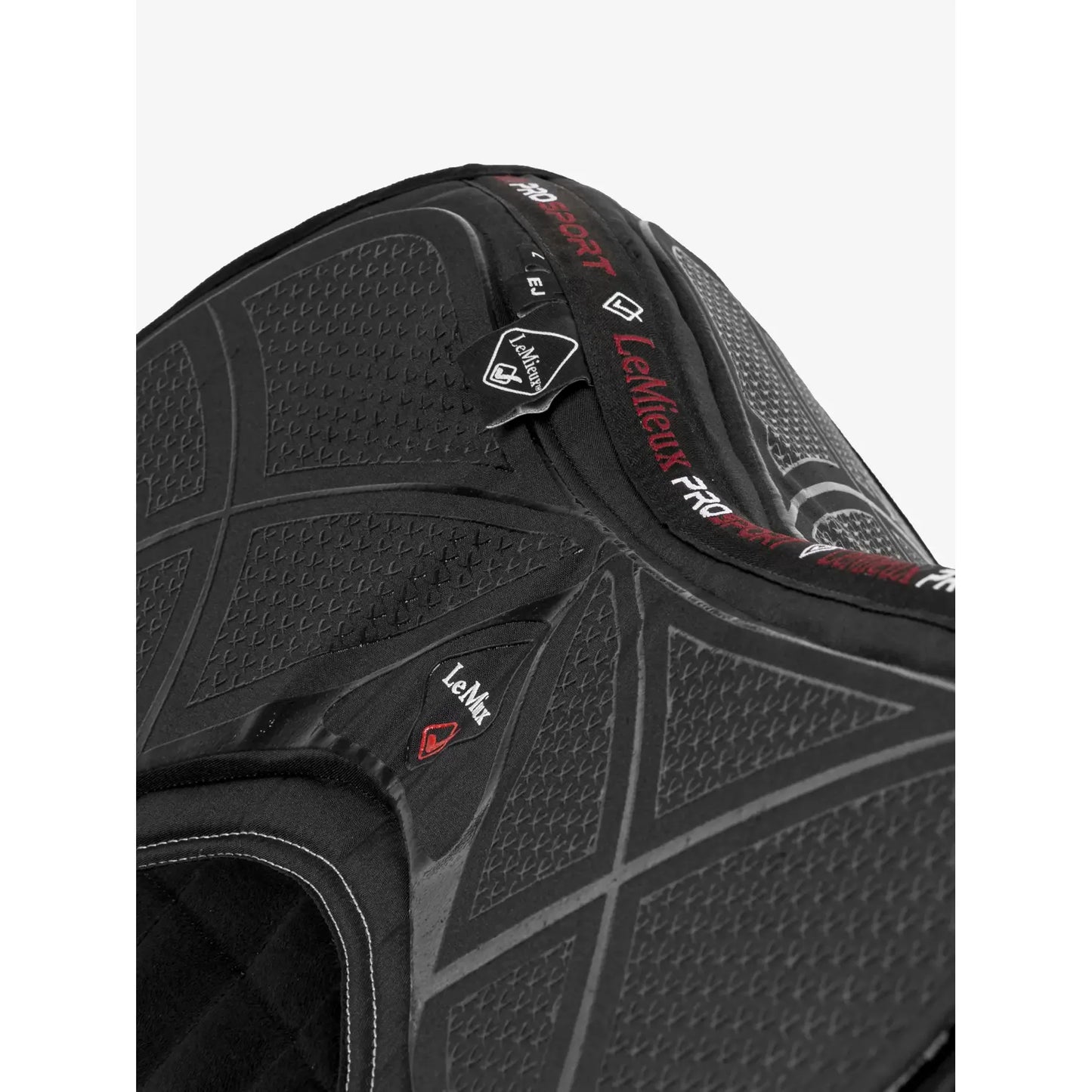 LeMieux X-Grip Silicone Eurojump Square Saddle Pad – Black