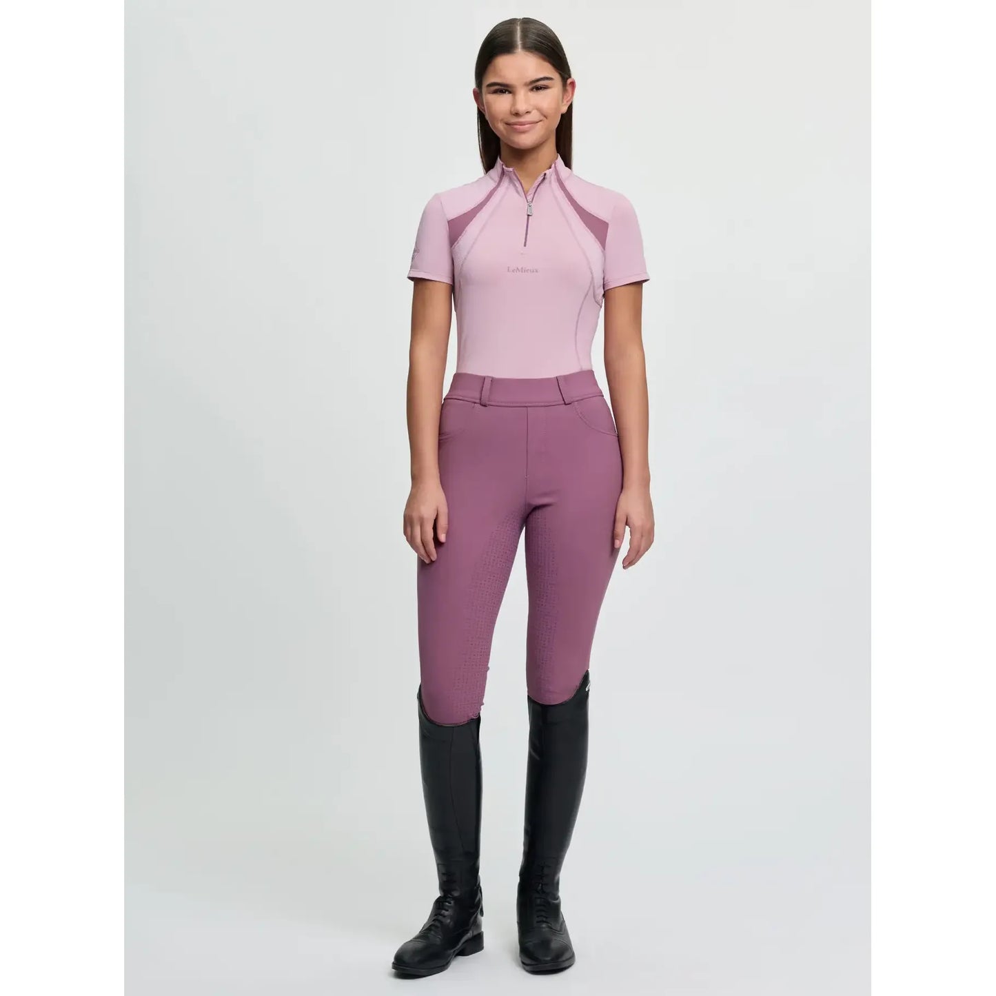Capa Base Aubrion Eltan – Camiseta de Rendimiento Ligera para Jóvenes Jinetes
