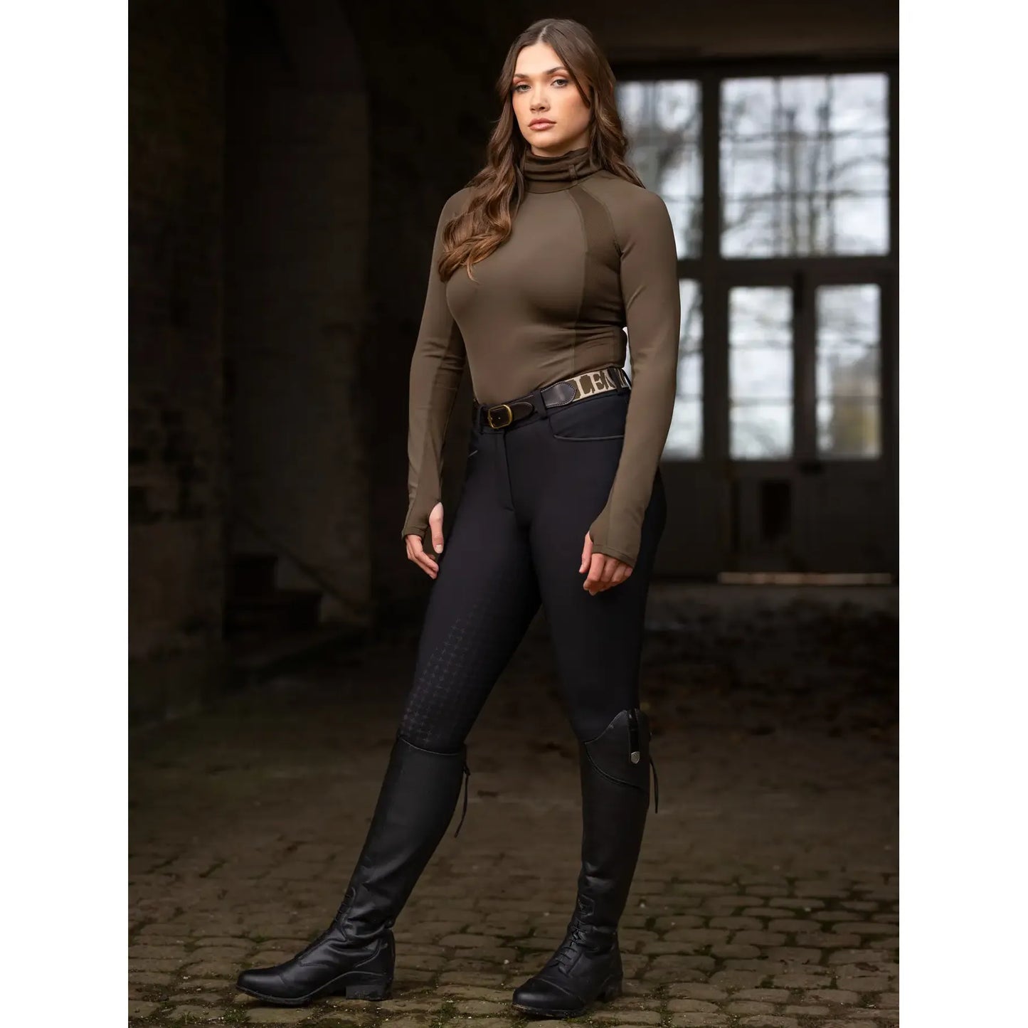 Pantalones de Equitación Victoria de Silicona Equinavia para Mujer 