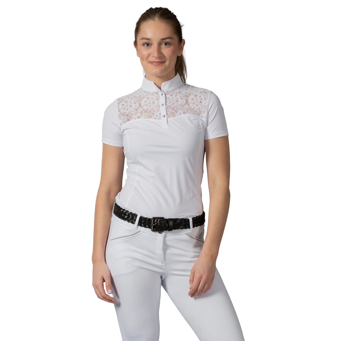 Equinavia Lisa Women’s Lace Short Sleeve Show Shirt