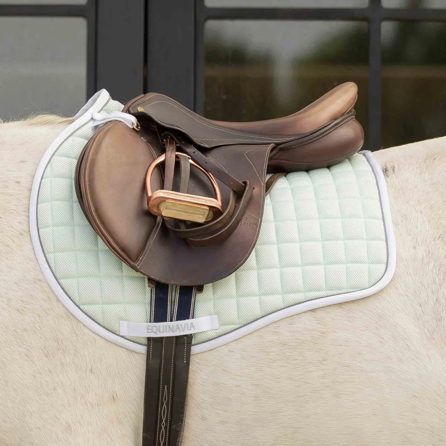 Equinavia Svalbard Saddle Pad & Ear Net Set | NordicAir™ Breathable Equestrian Collection