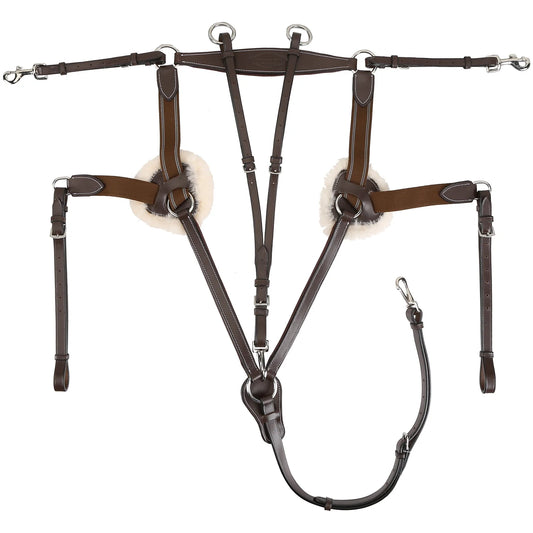Henri de Rivel Pro 5-Point Elastic Breastplate