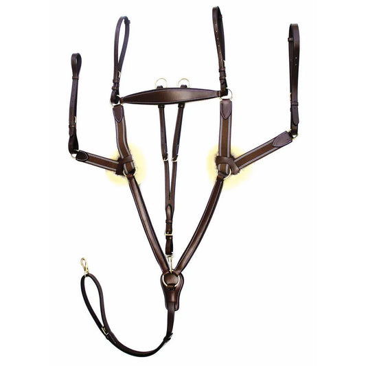 Henri de Rivel Pro 5 Point Elastic Breastplate