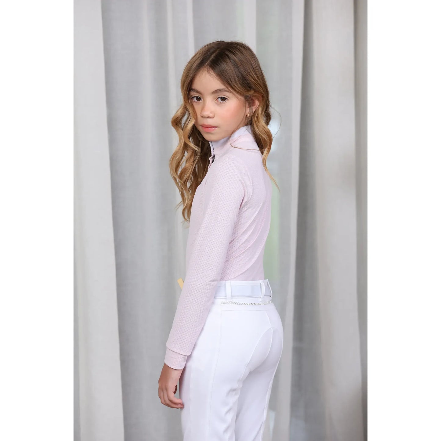 Murá Lise Kids Long Sleeve Equestrian Show Shirt