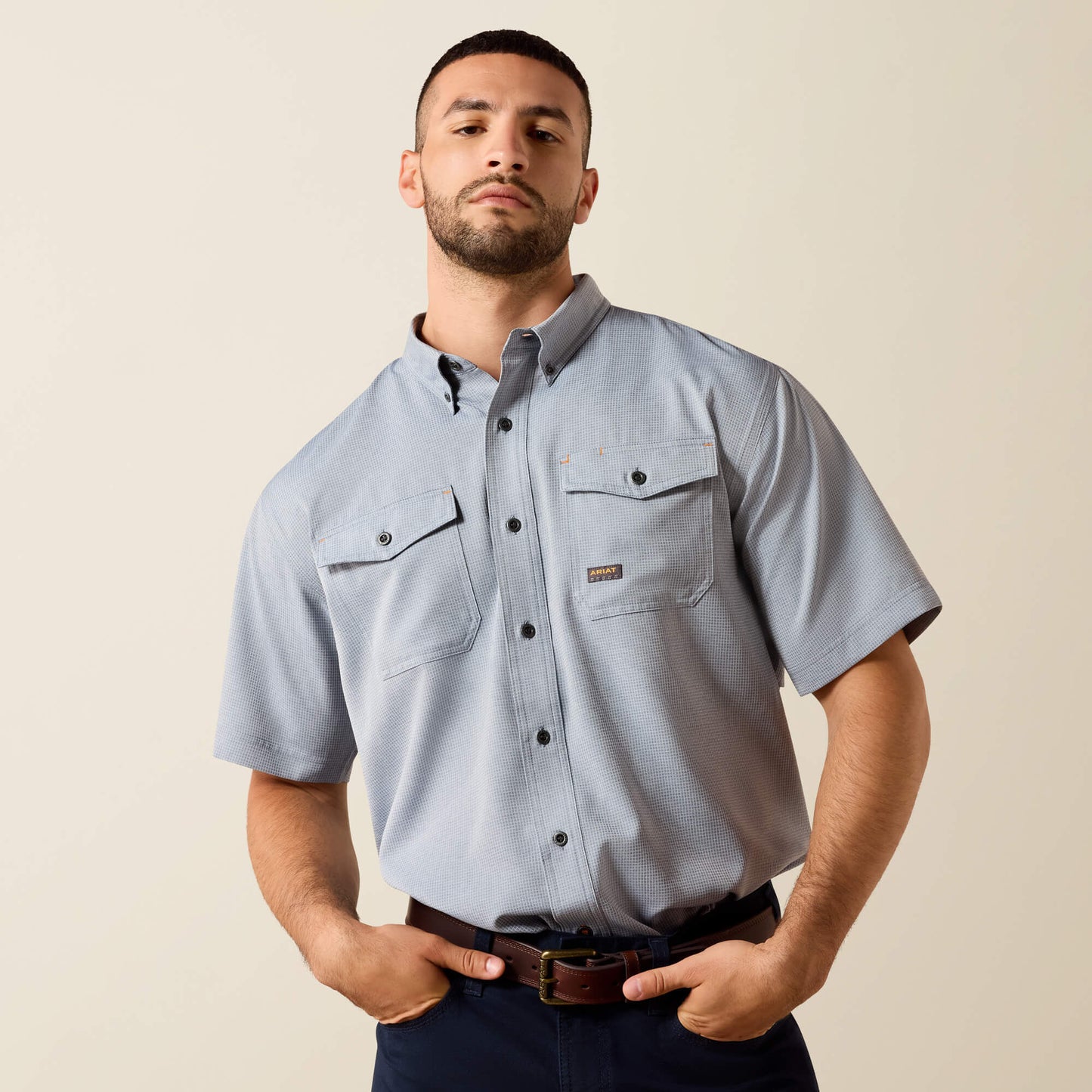 Camisa de trabajo Ariat Rebar Made Tough VentTEK DuraStretch | Ropa de trabajo transpirable de alto rendimiento