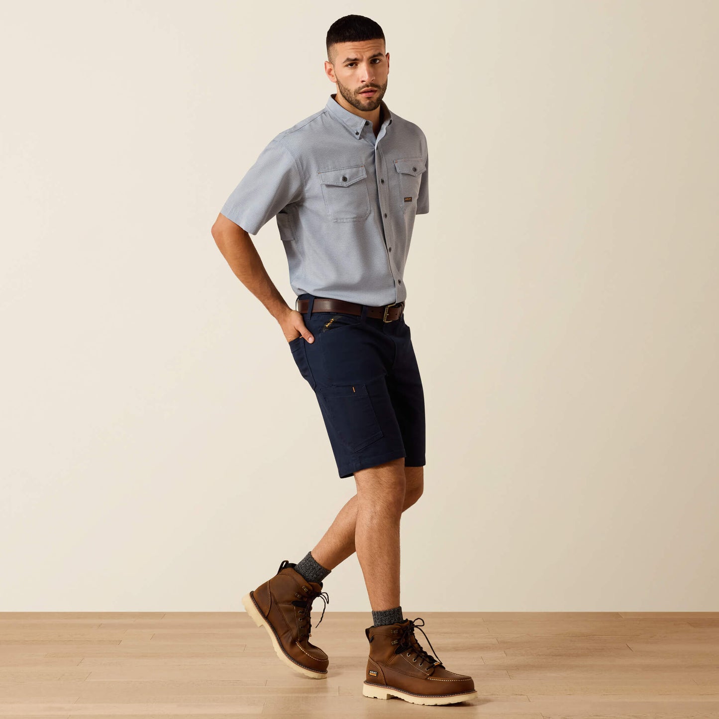 Camisa de trabajo Ariat Rebar Made Tough VentTEK DuraStretch | Ropa de trabajo transpirable de alto rendimiento