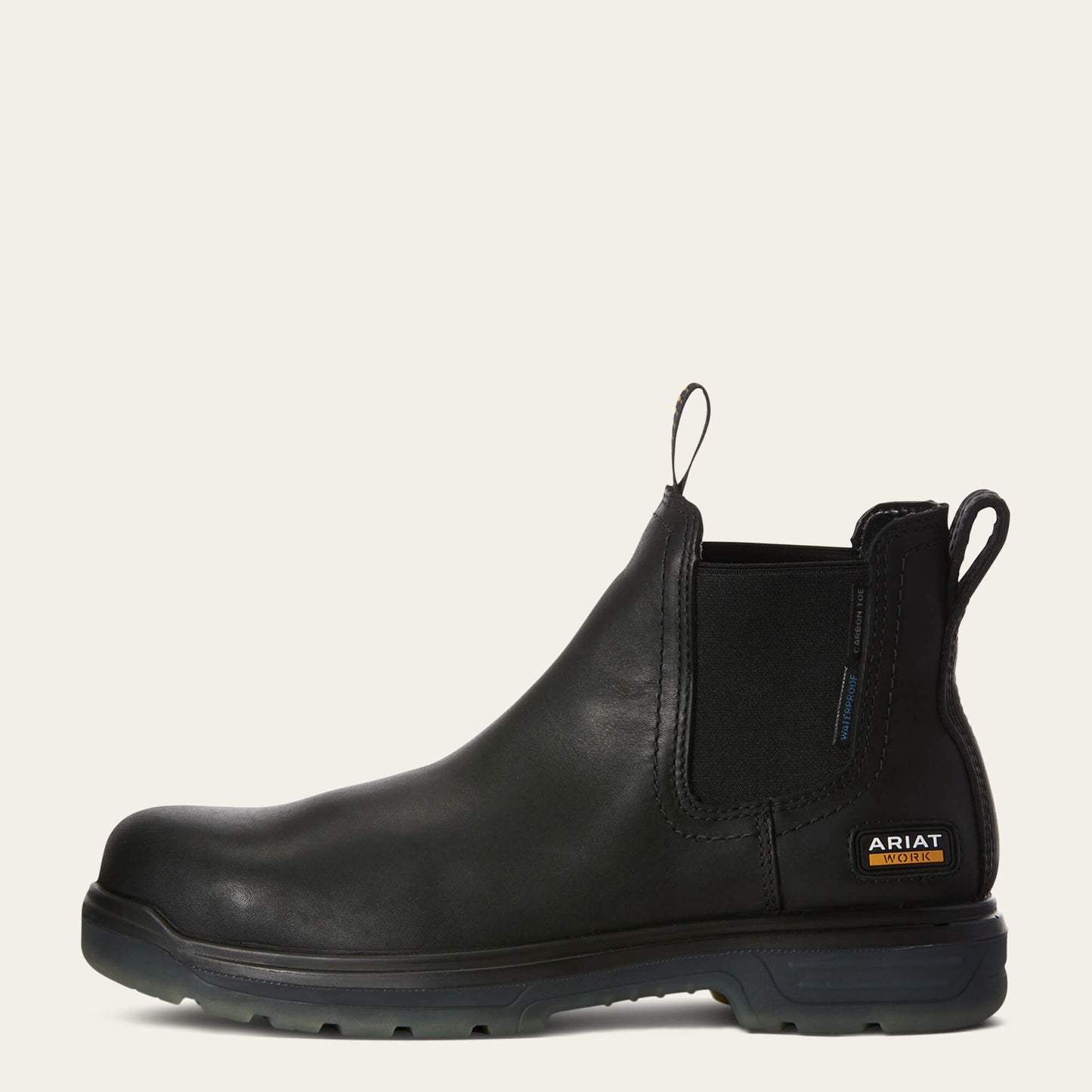 Bota de trabajo Ariat Turbo Chelsea impermeable con puntera de carbono