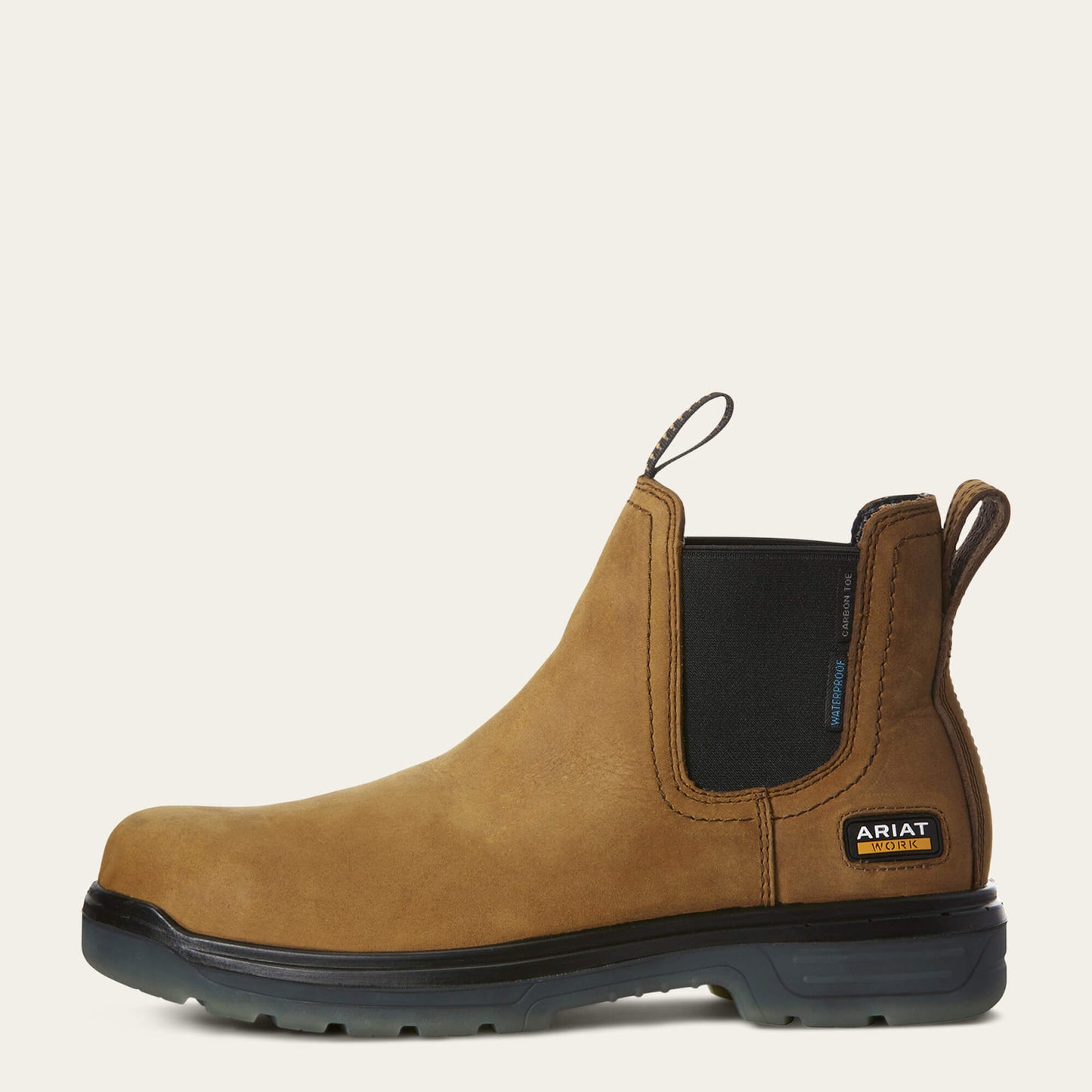 Bota de trabajo Ariat Turbo Chelsea impermeable con puntera de carbono