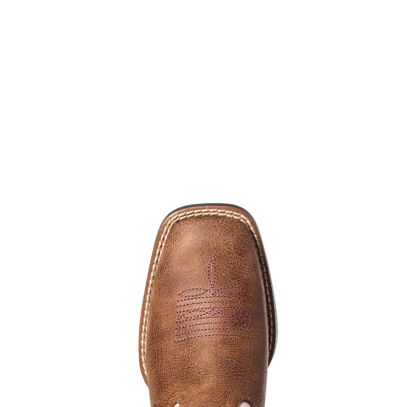 Ariat Kids Double Kicker Square Toe Western Boot