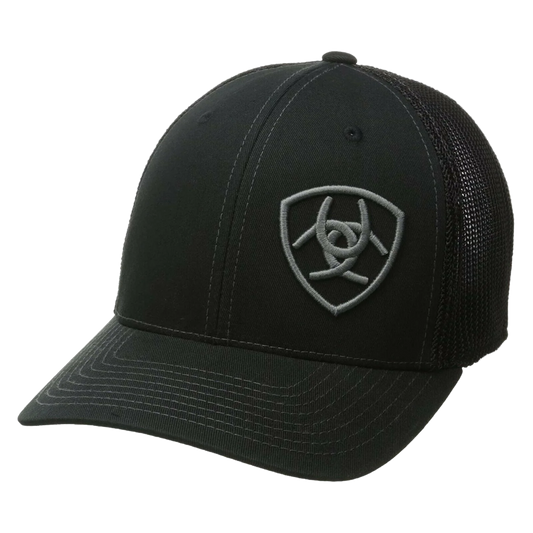Gorra Ariat con bordado 3D negra