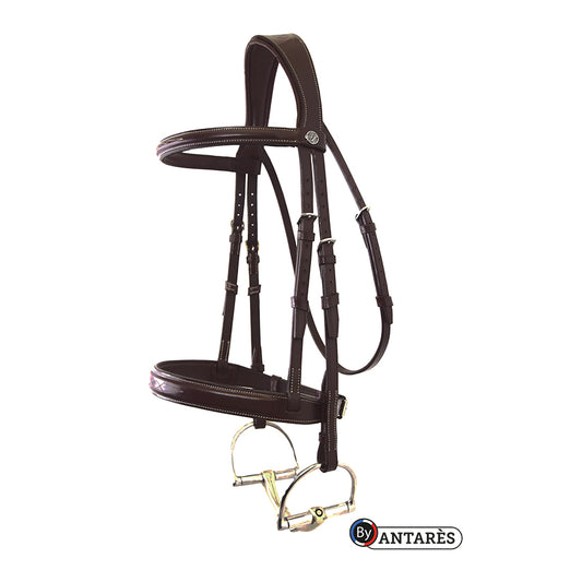 Signature by Antarès Fancy Hunter Bridle with Wide Noseband