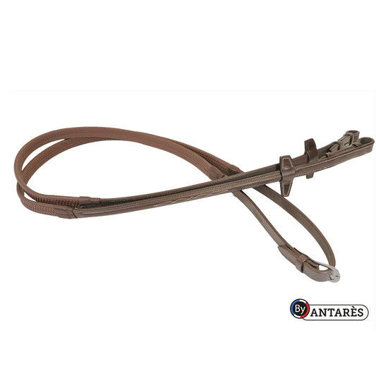 Signature by Antarès Rubber Reins 5/8" – Brown