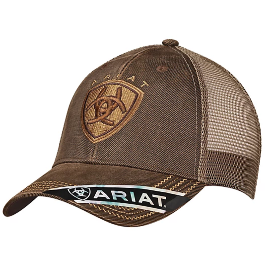Gorra Ariat con bordado 3D negra