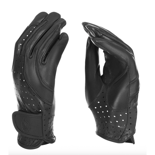 Equinavia Oline Leather Show Gloves - Black
