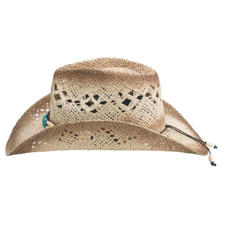 Bowie Distressed Toyo Straw Cowboy Hat