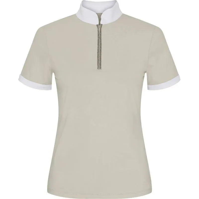 Catago Ladies Nice Short Sleeve Show Shirt- Sandshell